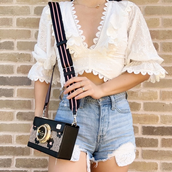 Kate Spade ♠️ Novelty Camera 📷 Crossbody - Picture 2 of 6